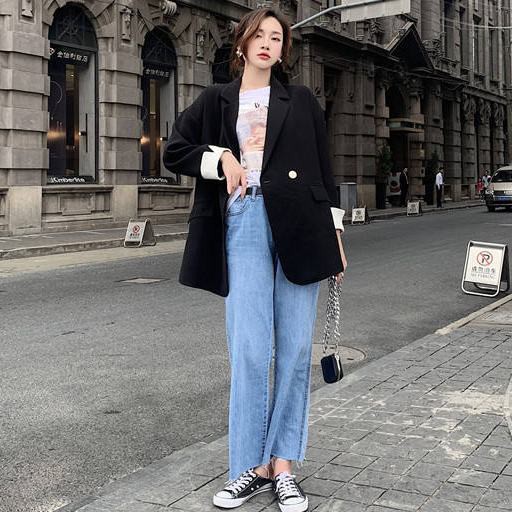 Áo khoác blazer màu hồng size lớn mẫu 2021 phong cách Hàn Quốc thời trang xuân thu dành cho nữ Áo Blazer | BigBuy360 - bigbuy360.vn
