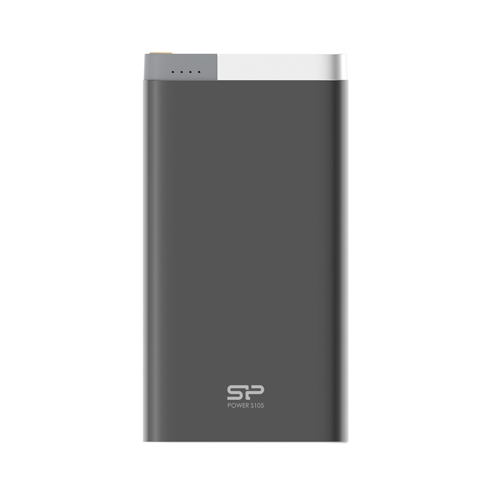 Pin sạc dự phòng Silicon Power S105 10.000mAh hỗ trợ sạc lightning iPhone/iPad (Đen)