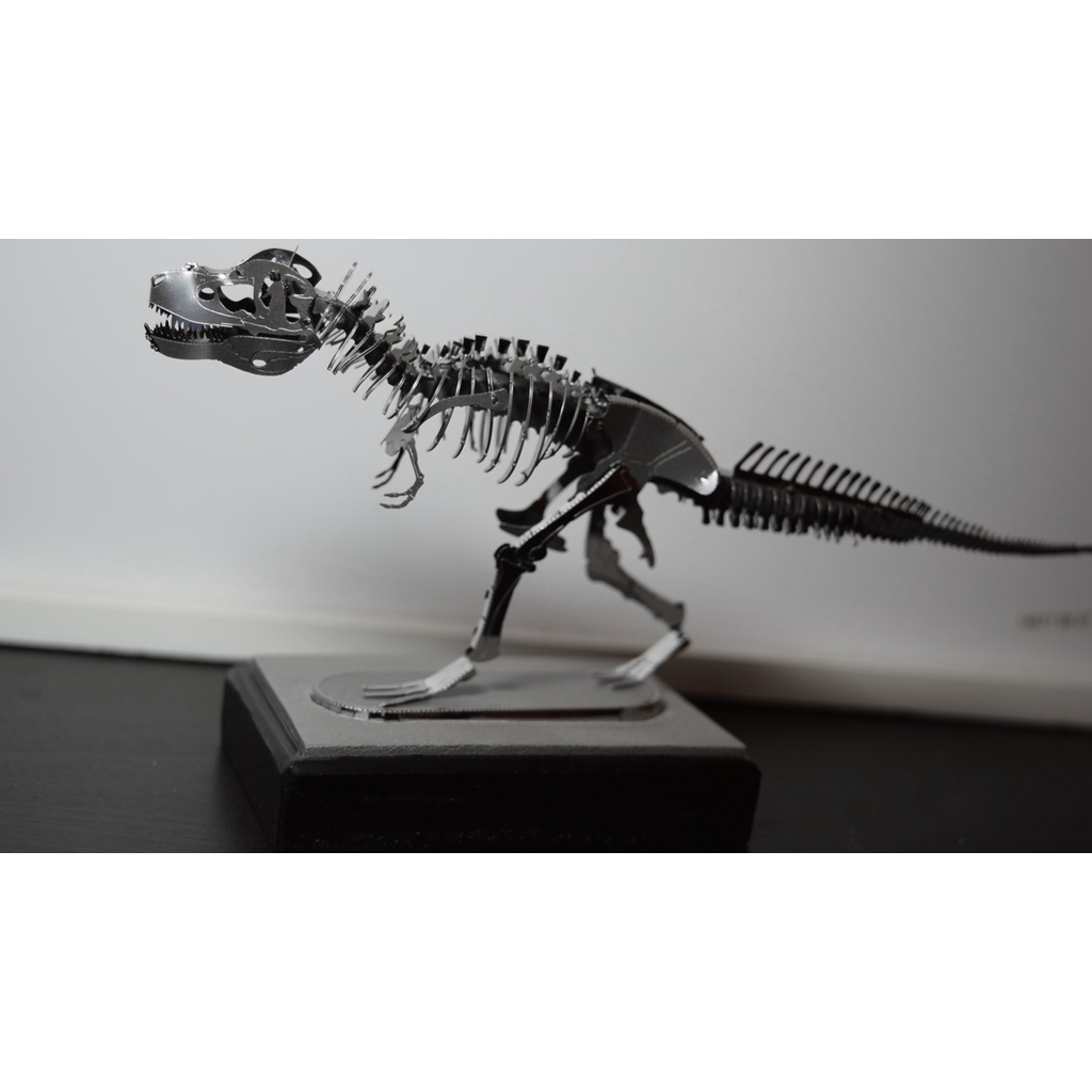 Mô Hình Kim Loại Lắp Ráp 3D Metal Mosaic Bộ Xương Khủng Long Tyrannosaurus Rex Skeleton