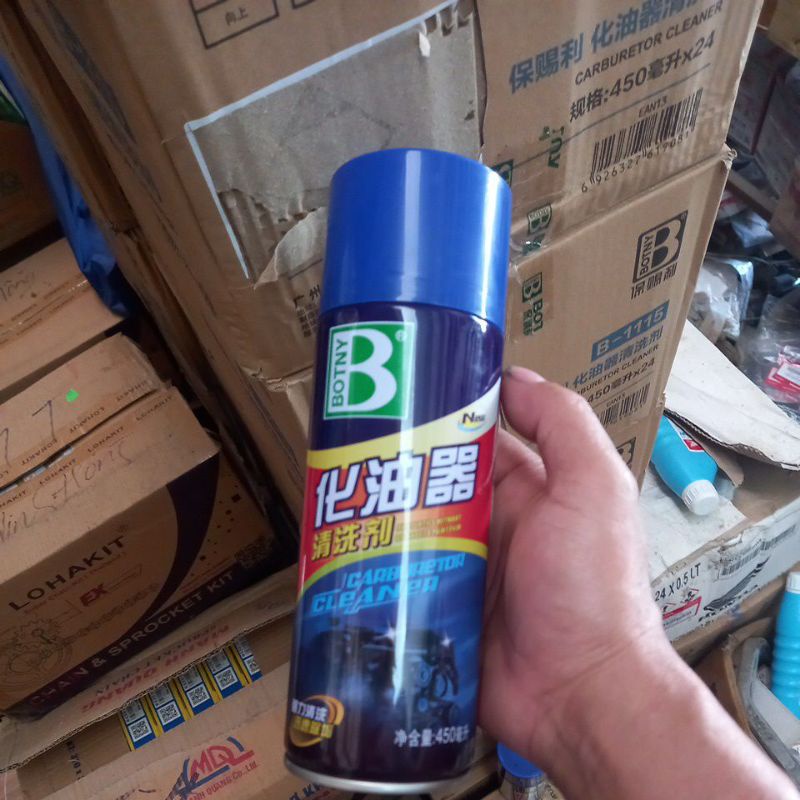 Xịt chế hòa khí  sục rửa kim phun súc rửa máy bám cặn bẩn vệ sinh buồng đốt Botny
