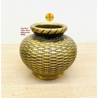 Giỏ cá đồng vàng - vật phẩm đồng phong thủy