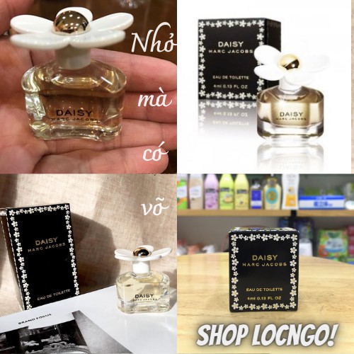 Nước hoa nữ MARC JACOBS Daisy EDT 4ml - Mỹ by Shop LocNgo