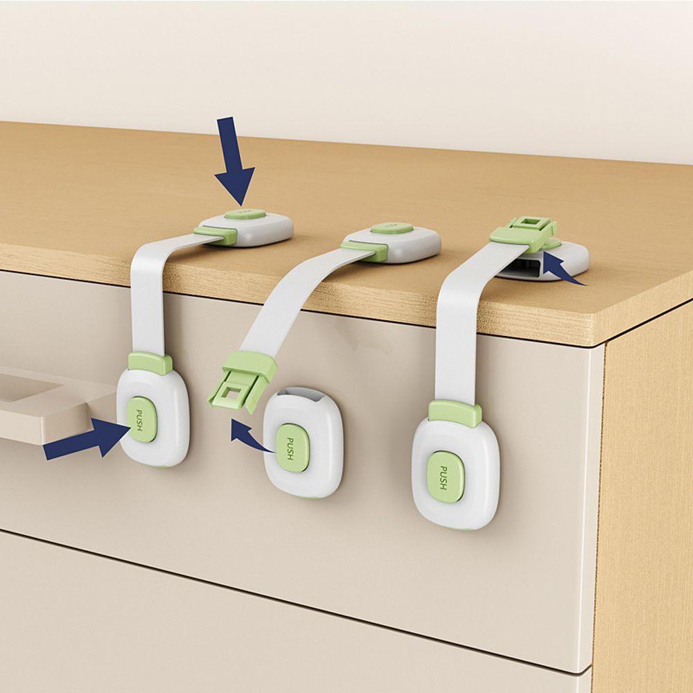 Set 2 Khóa An Toàn Đa Năng Có Thể Điều Chỉnh Bảo Vệ Cho Bé