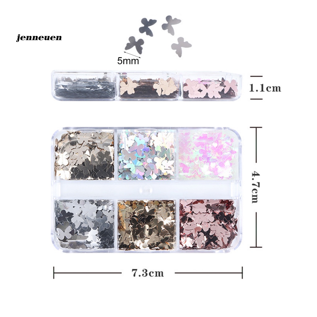 Phụ Kiện Lá Kim Tuyến Trang Trí Móng Tay Không Phai Màu