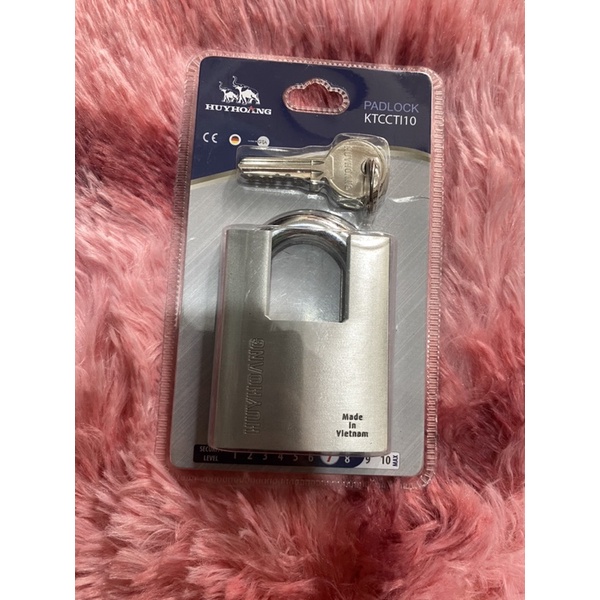 Khoá chống cắt Titanium Bạc thương hiệu Huy Hoàng