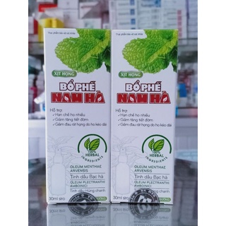 Xịt họng bổ phế nam hà 30ml