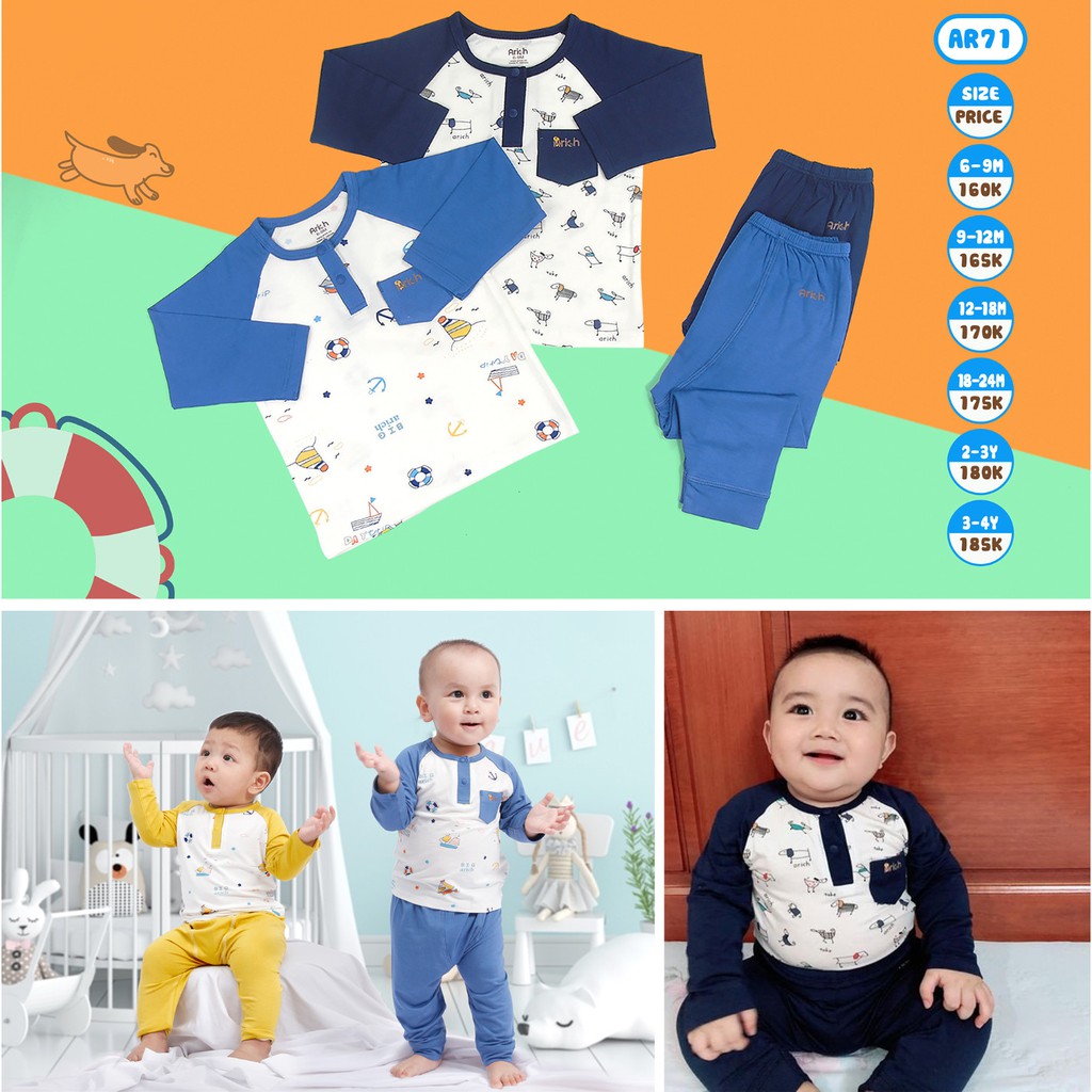 Dài tay cổ trụ ARICH 6M-5Y