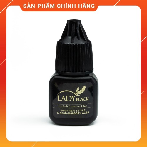 [SALE SỐC] Keo nối mi lady black Hàn Quốc, Chính Hãng, dung tích 5ml, thời gian khô ~3s, độ bền 5~6 tuần