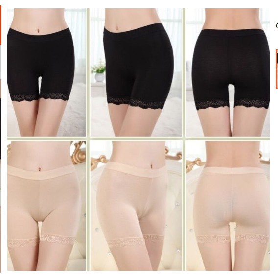 Hàng hót mới về - Quần đùi váy pha ren chất cotton