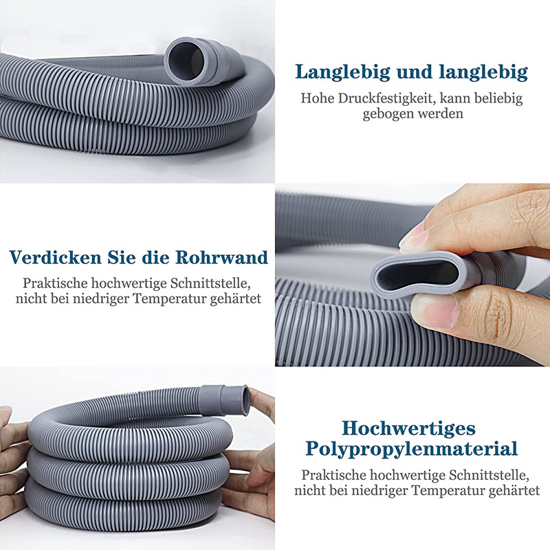 Ống Thoát Nước Nối Dài 2M Chuyên Dụng Cho Máy Giặt