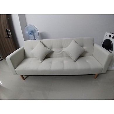 Sofa giường Adora cho 2 người nằm 2m1x80x90cm- Có Tay Vịn dễ tháo rời