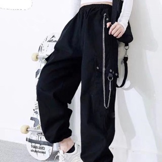 Quần kaki dây xích hai túi chéo - HĐ