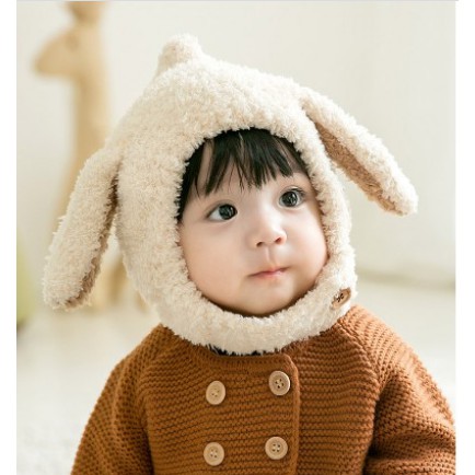 Mũ len tai cừu cài cúc , mũ len lông cừu cho bé trai bé gái cực đẹp