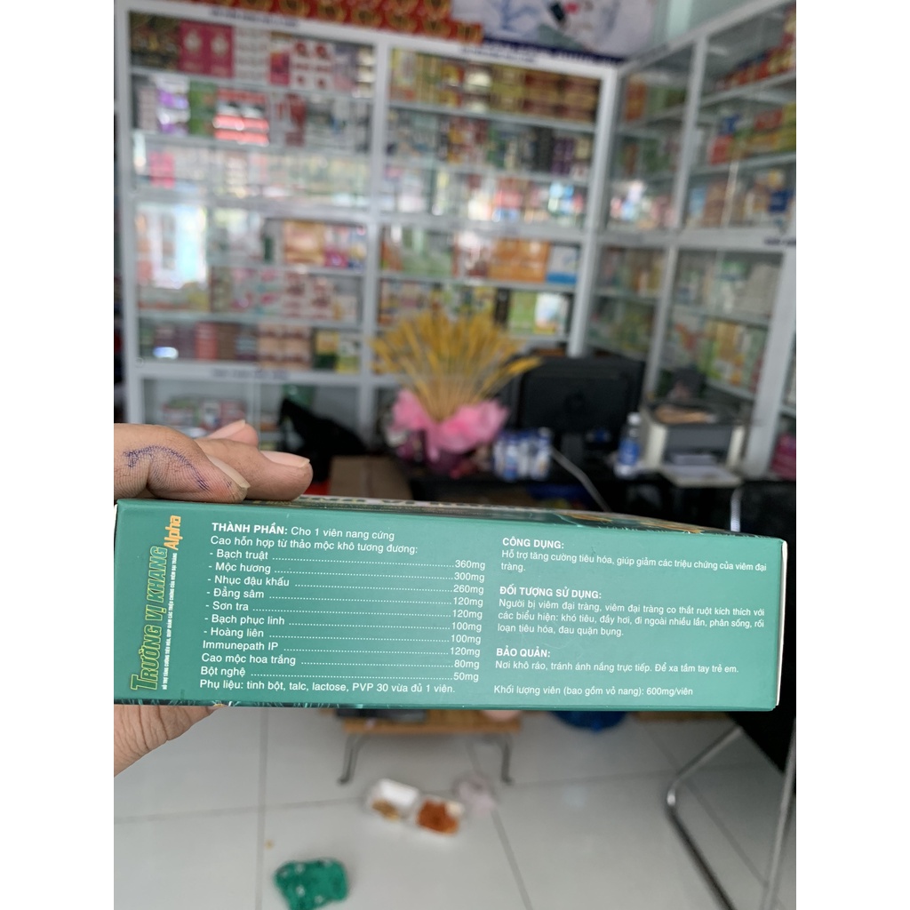 Trường vị khang hổ trợ các vấn đề về dạ dày, đại tràng, tăng cường tiêu hóa hộp 30 viên- Nhà Thuốc Mỹ Kim