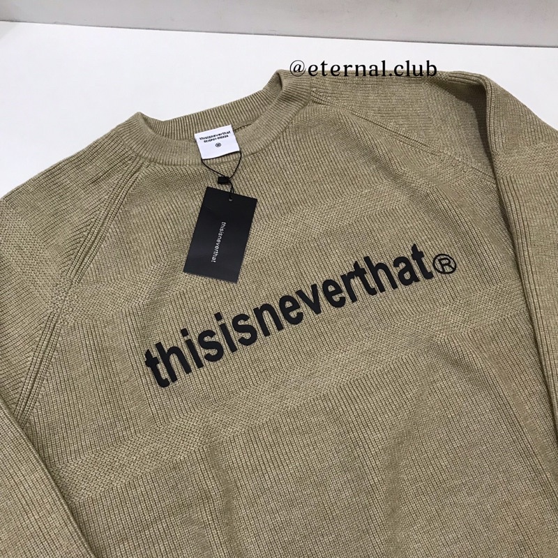 Áo sweater len brand Hàn Thisisneverthat