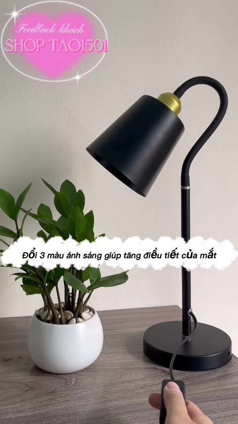 Đèn bàn học decor, đèn led để bàn làm việc đọc sách phù hợp bảo vệ mắt chống cận, decor | BigBuy360 - bigbuy360.vn