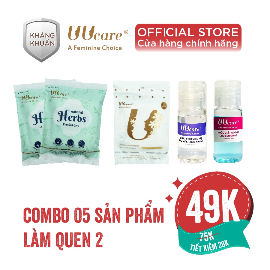 UUCARE COMBO 05 sản phẩm làm quen