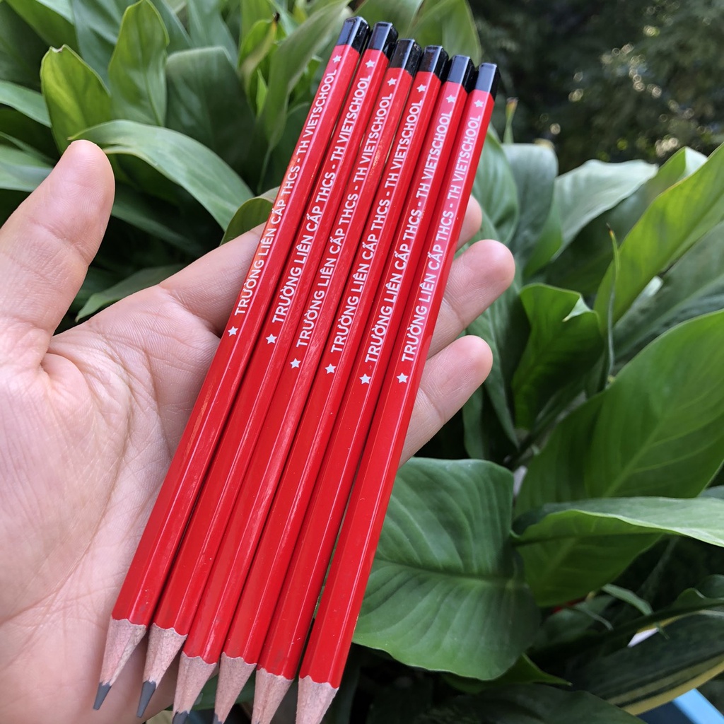 In ấn bút chì theo yêu cầu, làm bút chì giá rẻ cho học sinh, sinh viên