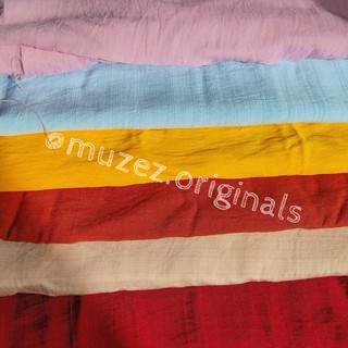 Vải May Scrunchies Chất Linen