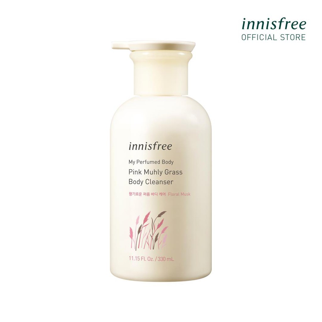 Sữa TẮM Dưỡng Thể Hương Hoa Cỏ Innisfree My Perfumed Body Pink Muhly Grass Body 330ml