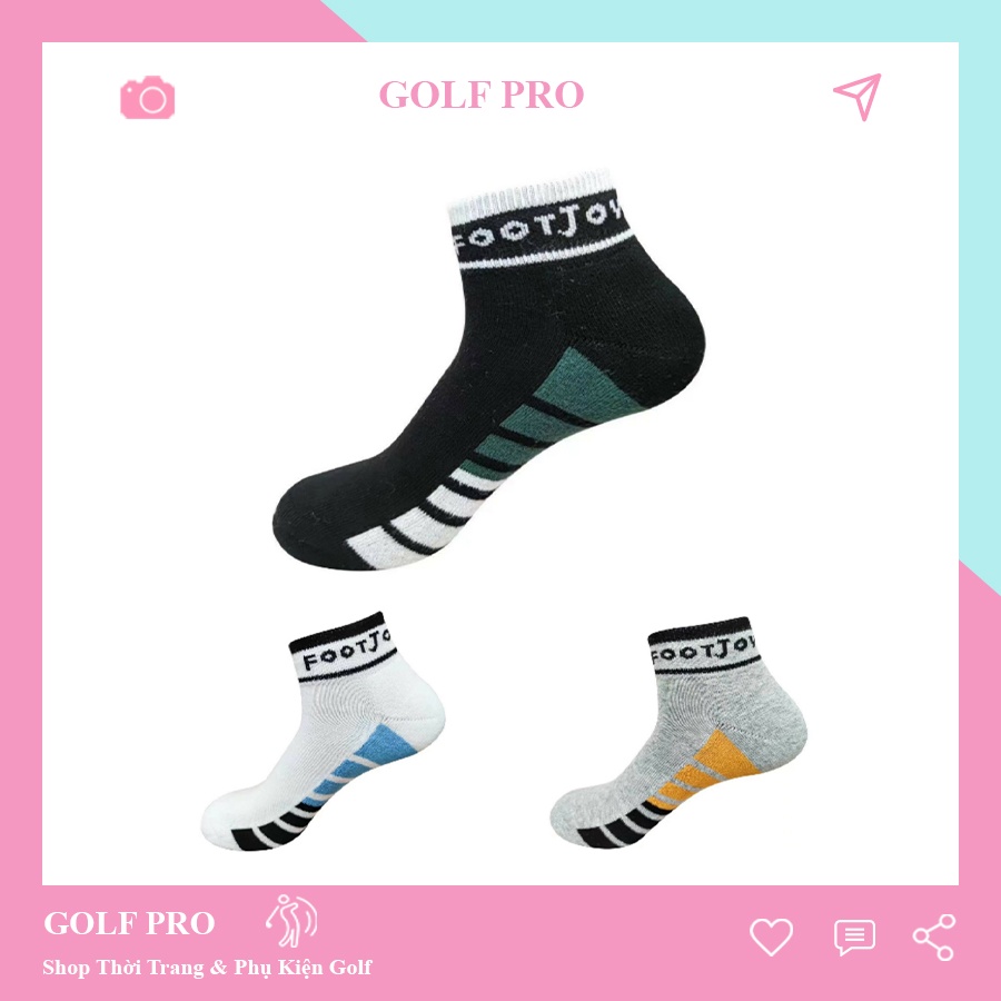 Tất golf nam Footjoy FJ thể thao thoáng khí êm chân thấm hút mồ hôi shop GOLF PRO TG0011