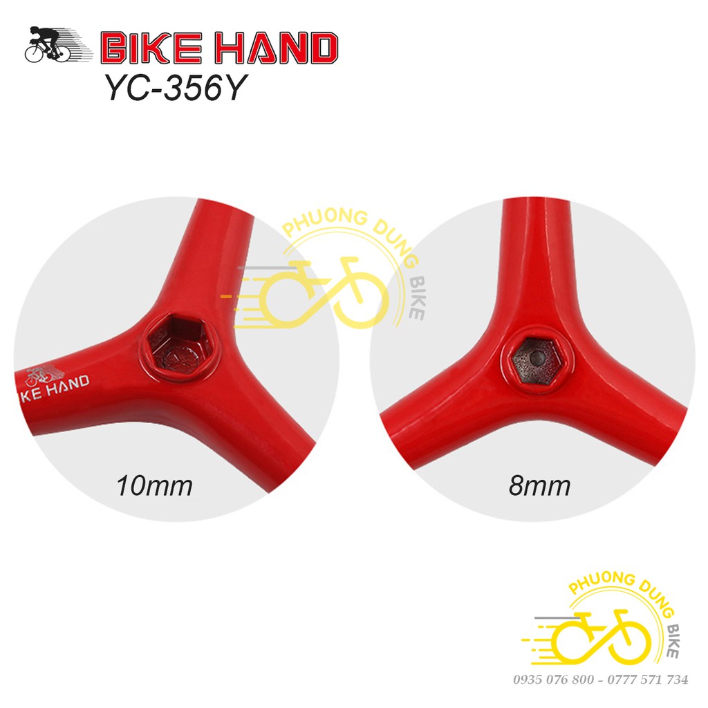 Lục giác 3 chấu xe đạp chữ Y 4 5 6 BIKE HAND YC-356Y