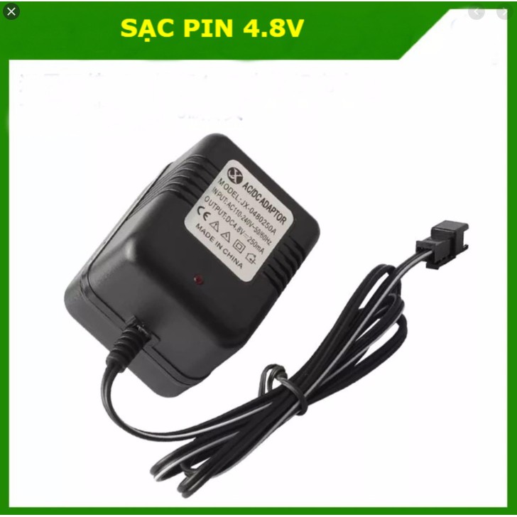 Sạc adapter xe điều khiển từ xa 4.8v 250ma