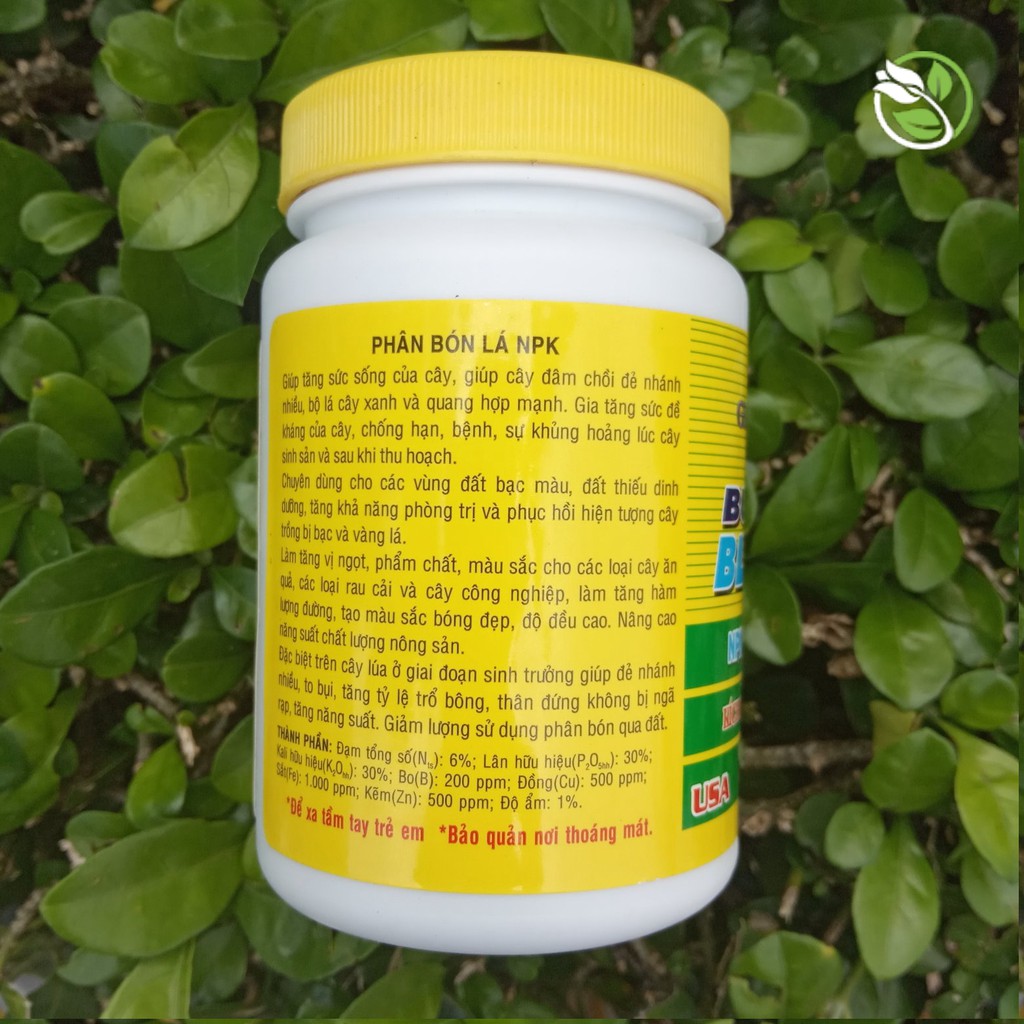 Phân Bón Lá Growmore Bud & Blossom NPK 6-30-30 +TE Kích Ra Hoa, Tăng Đậu Quả - Lọ 100g