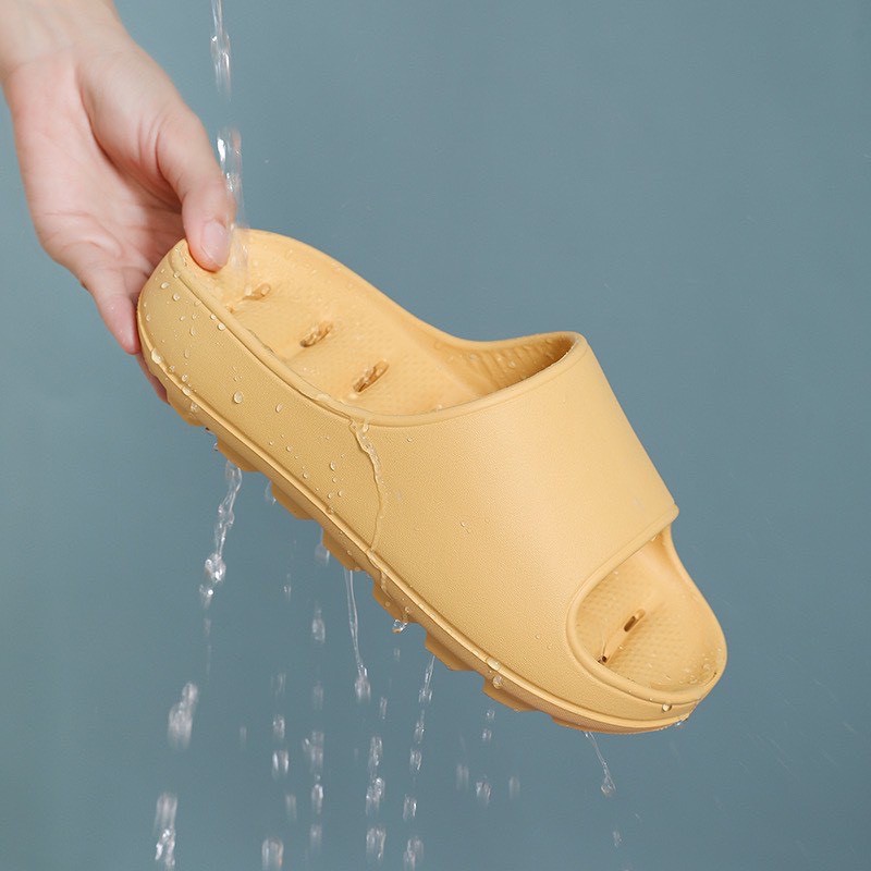 Dép nữ quai ngang đế lỗ đi trong nhà phòng tắm mùa hè siêu nhẹ chống nước chống trượt tốt