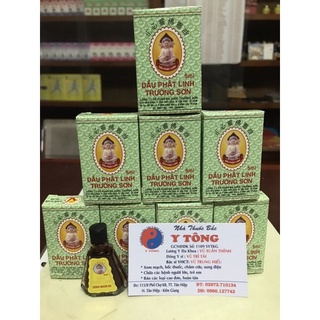 Combo 1 lố 12 chai dầu phật linh trường sơn, 5 ml, giảm chóng mặt, đau bụng, say tàu xe