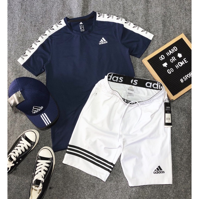 ÁO THỂ THAO NAM PHỐI VAI TẬP GYM, TẠ, TENNIS, CHẠY BỘ, CẦU LÔNG