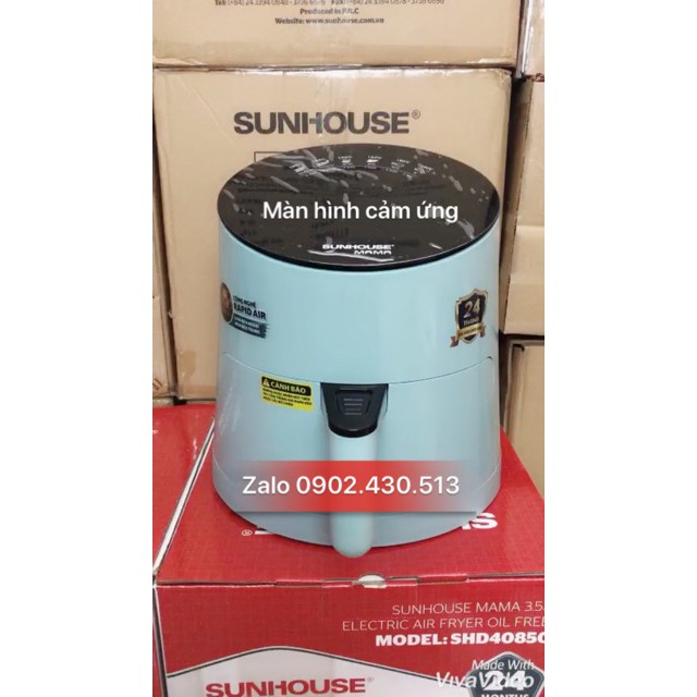 [MẪU MỚI NHẤT] Nồi chiên không dầu 3.5L SUNHOUSE MAMA SHD4085 chính hãng giá tốt