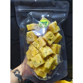 1kg Đường phèn hoa cúc mật ong - đóng túi zip 1000gr như hình