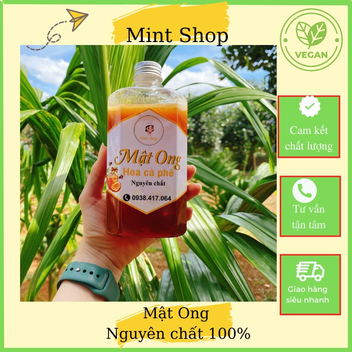 500ml Mật ong hoa cà phê nguyên chất.