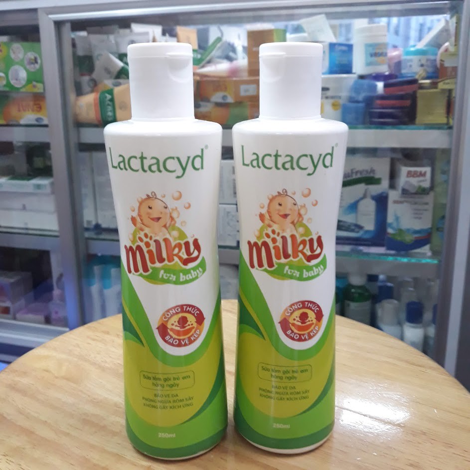 [Hàng Chính Hãng] - LACTACYD MILK sửa tắm gội cho bé 250ml - [Giảm Giá]