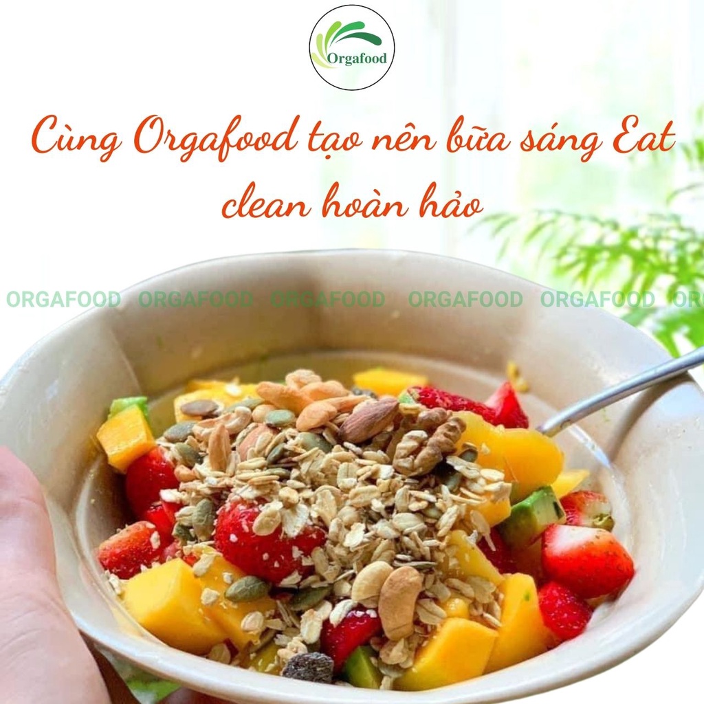 Hạt dinh dưỡng mix giảm cân 5 loại hạt orgafood các loại hạt mix nuts ngũ cốc cho bà bầu