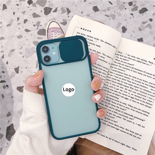 Ốp Điện Thoại Acrylic Mềm Trong Suốt Màu Kẹo Có Nút Đẩy Cho Iphone 12 Pro Max 11 Pro Max Xr Xs Max 6 7 8 Plus