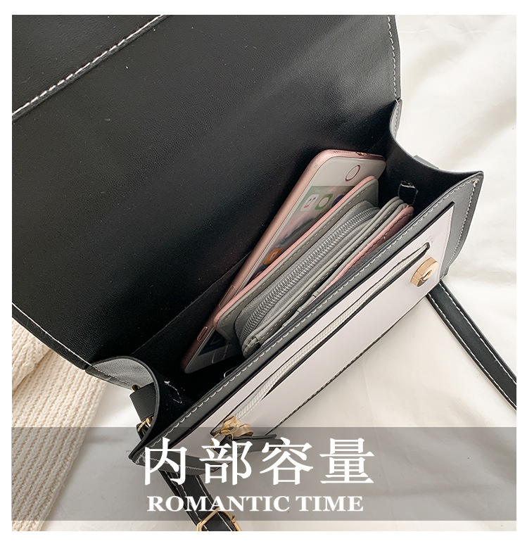 Túi xách JASMIN NOIR bằng da PU có tay cầm thời trang phong cách thường ngày cho nữ