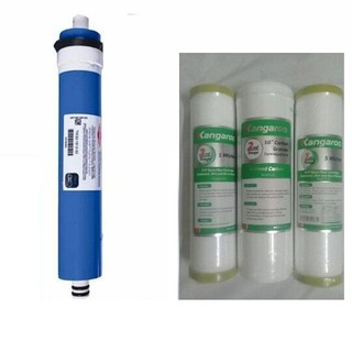 Lõi lọc nước số 4 kangaroo (màng RO), tặng bộ lõi lọc nước kangaroo số 1,2,3 -star