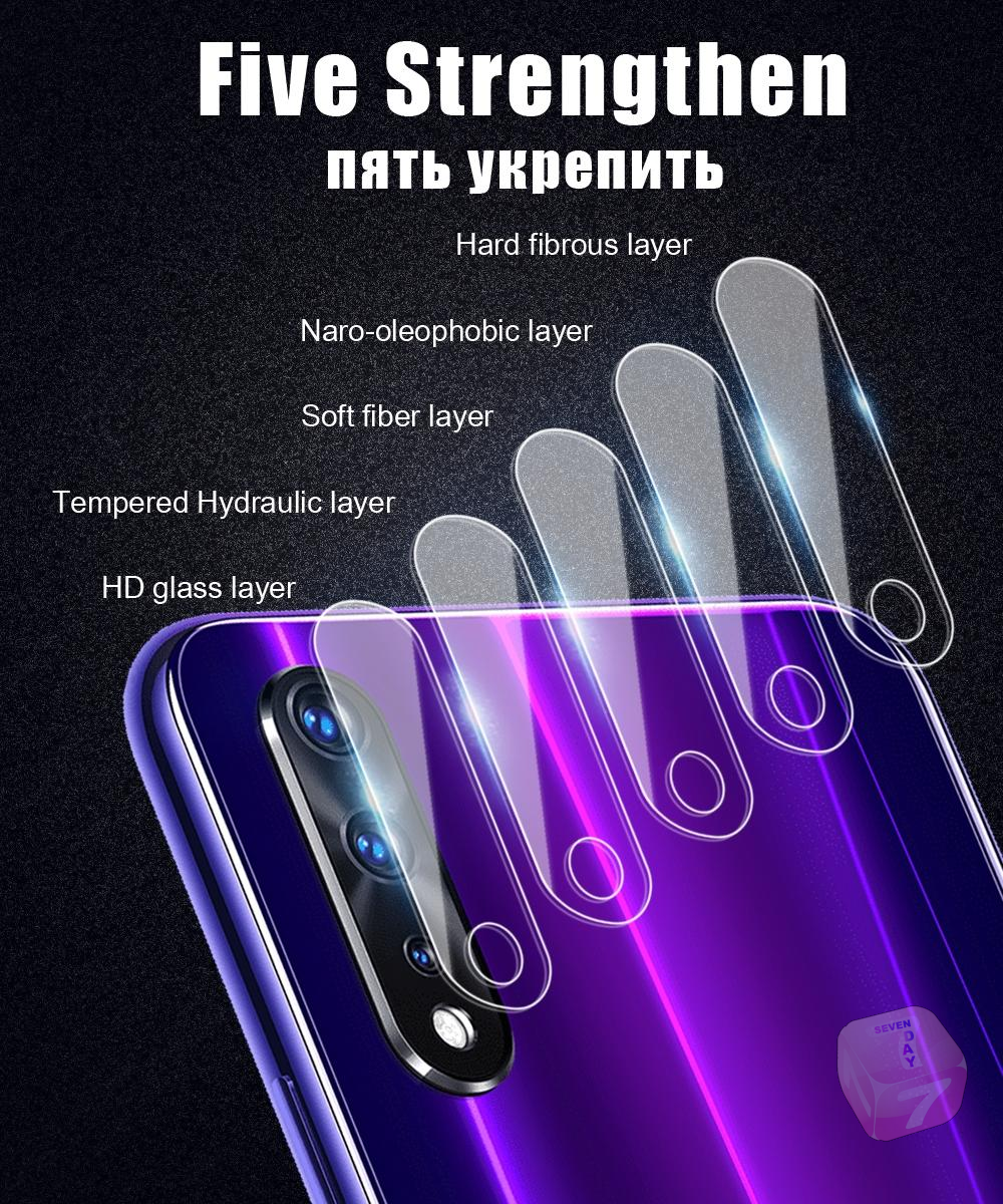 Vivo Camera Lens Film Screen Protector Glass Vivo Y51 2020 Y20 Y11 Y12I Y12 Y30 Y50 Y30i Y20I Y17 V20 V20SE Y15 Y50 Y30I Y91 Y93 Y95 Y91C Y19 1pcs