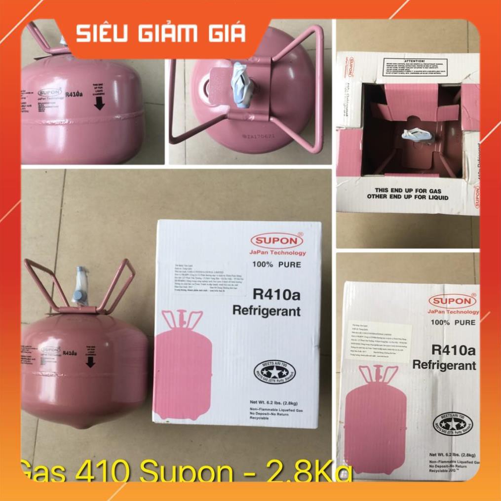 Môi chất lạnh Gas R410A ga SUPON - 2.8Kg