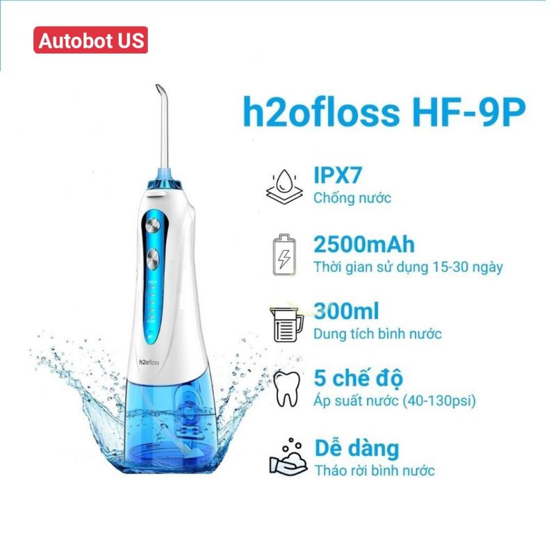Tăm nước H2O Floss HF- 9P nhập khẩu chính hãng