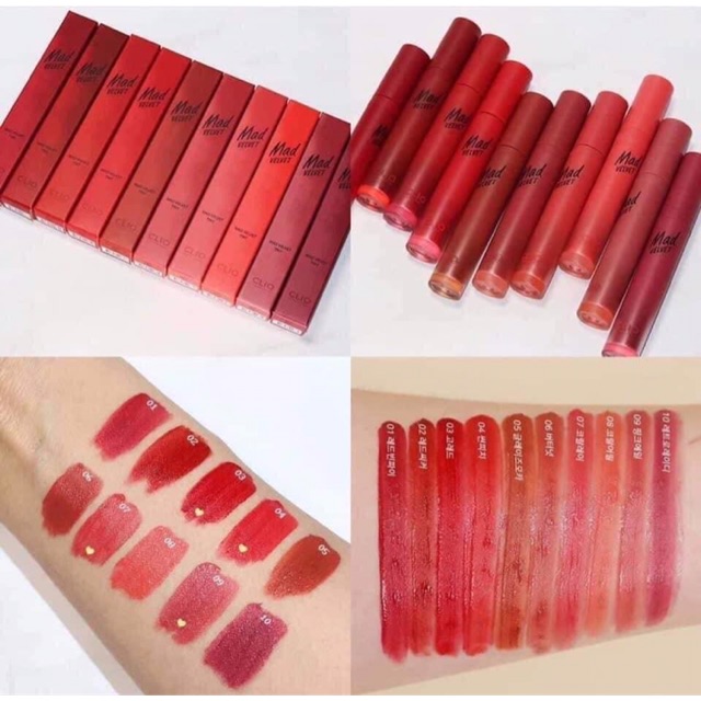 Son kem lì Clio Mad Matte Tint