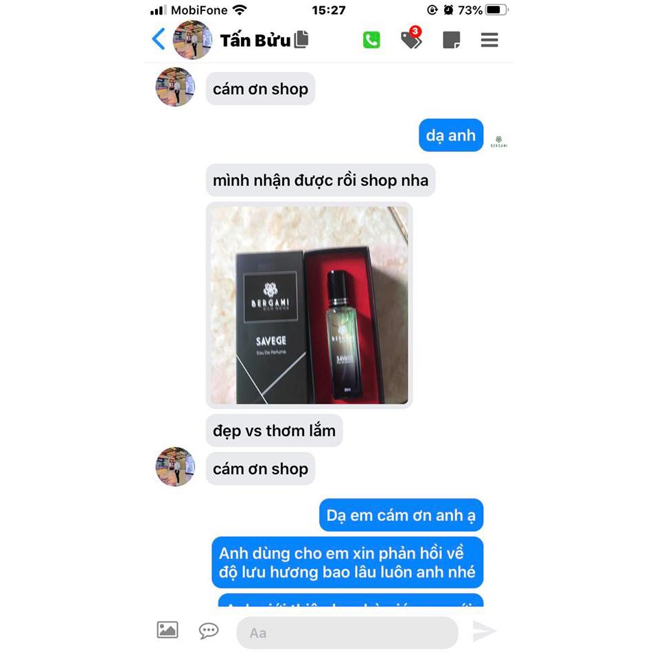 Combo Nước Hoa Nam Nữ Chính Hãng Bergami - Lưu Hương 12h | BigBuy360 - bigbuy360.vn