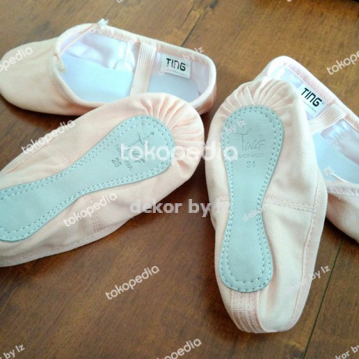 ! Giày Múa Ba Lê Bằng Vải canvas Dành Cho Trẻ Nhỏ Và Người Lớn Ting - 33