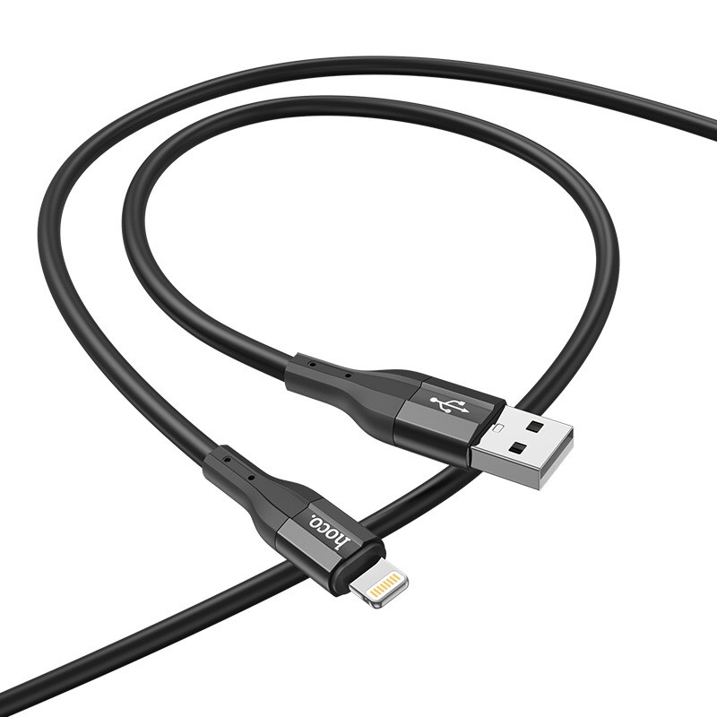 Cáp sạc điện thoại Hoco X72 1m dòng 2.4A chất liệu silicone cao cấp dẻo chống đức