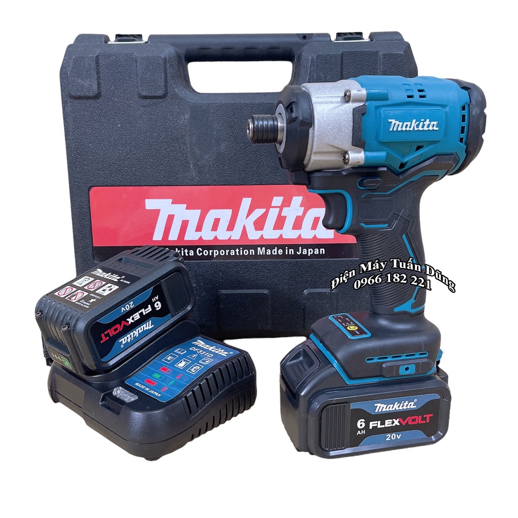 Máy chuyên bắn vít bắn tôn dùng pin Makita DF331D Lực siết 700NM Không chổi than có thể dùng khoan tường HÀNG CAO CẤP