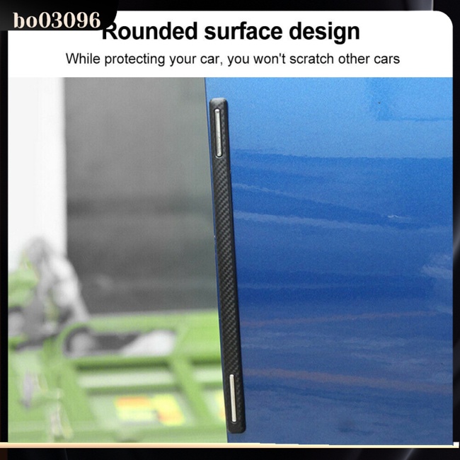 4 Miếng Dán Góc Cạnh Xe Hơi Chống Trầy Xước Họa Tiết Sợi Carbon