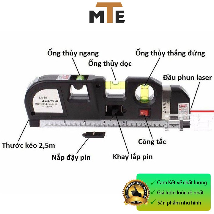 Thước Nivo Laser PRO3 cân mực laser đa năng