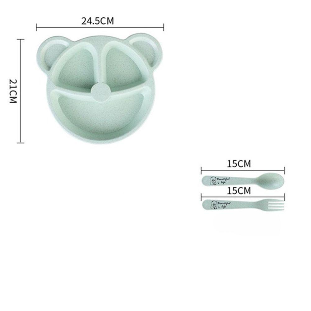 Bộ Tô Muỗng Nĩa Bằng Lúa Mạch Dành Cho Trẻ Em Mới